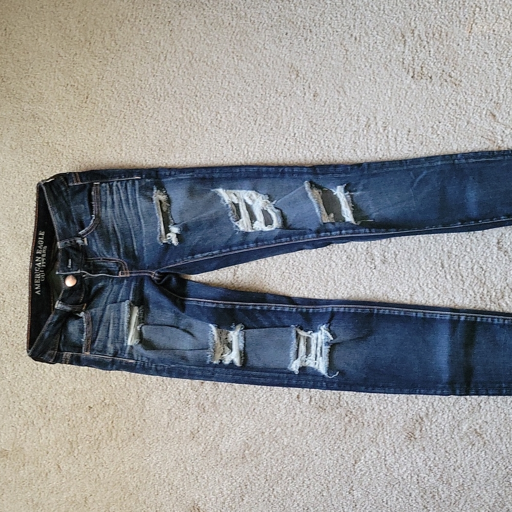 American Eagle Super Low Jegging (size 0) - Picture 2 of 6